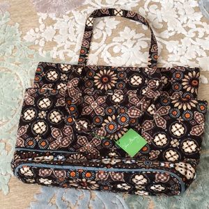 New with Tags- Vera Bradley Go Around Tote- Canyon